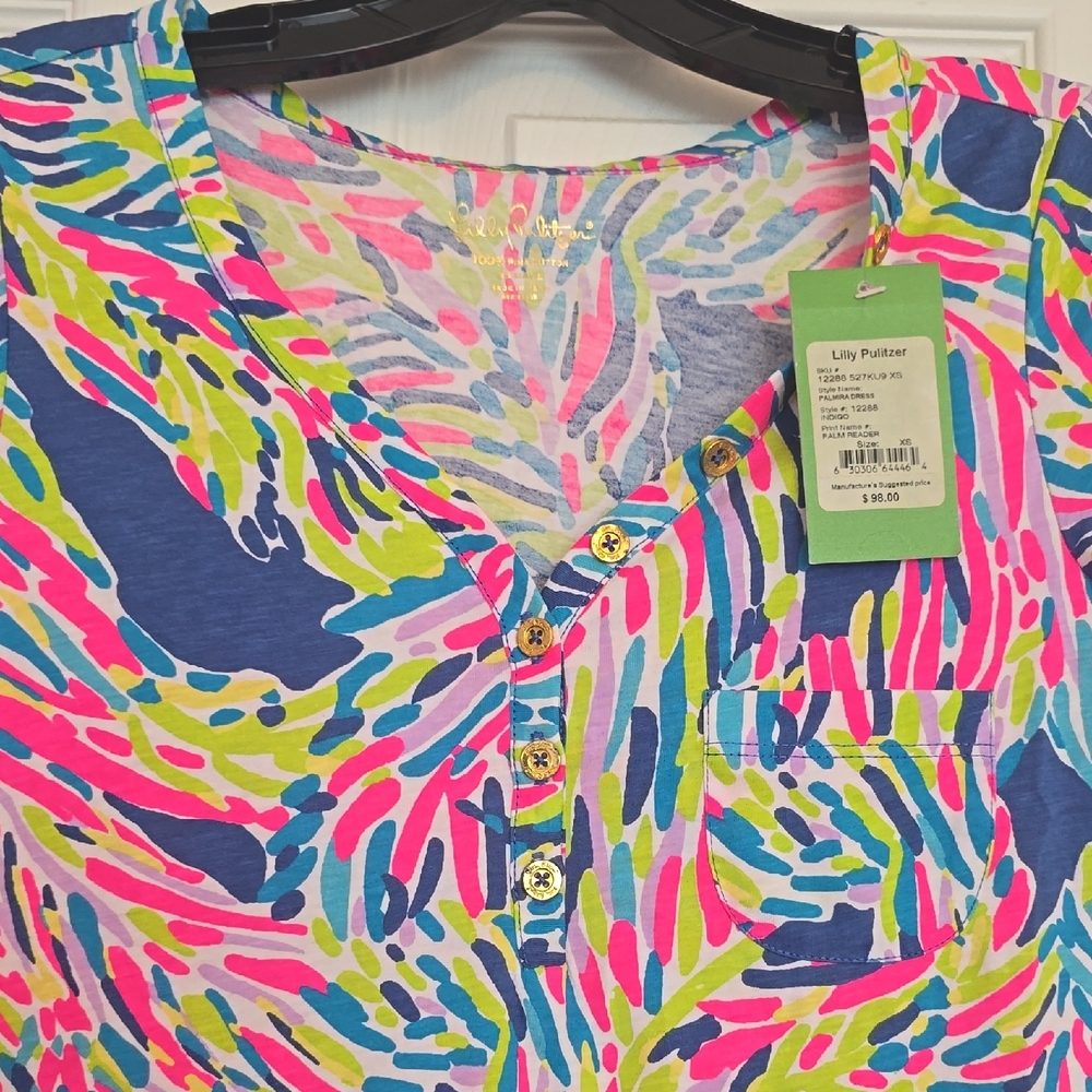 Lilly Pulitzer Vibrant Multicolor Mini Dress